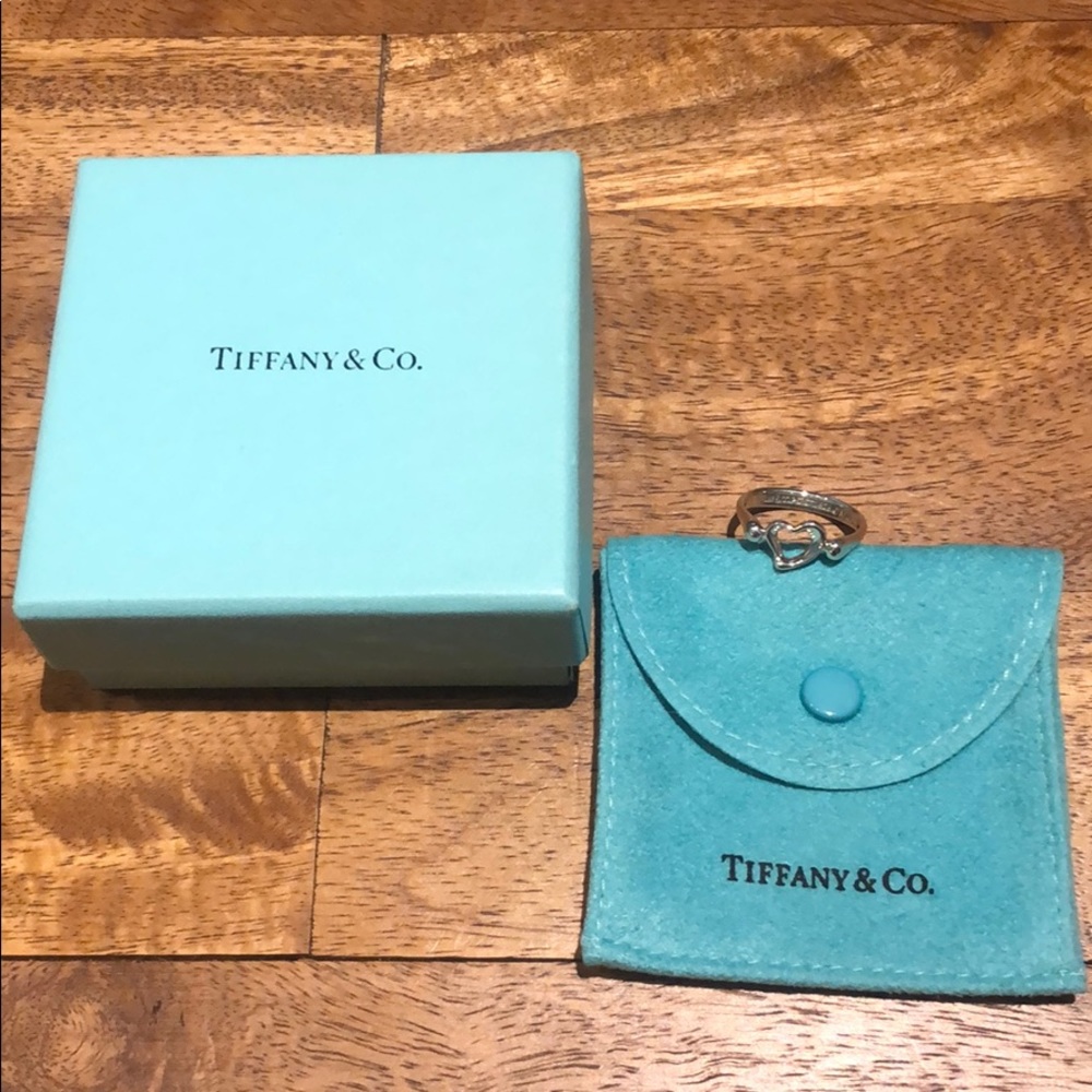 Tiffany & Co Elsa Peretti Open Heart Ring